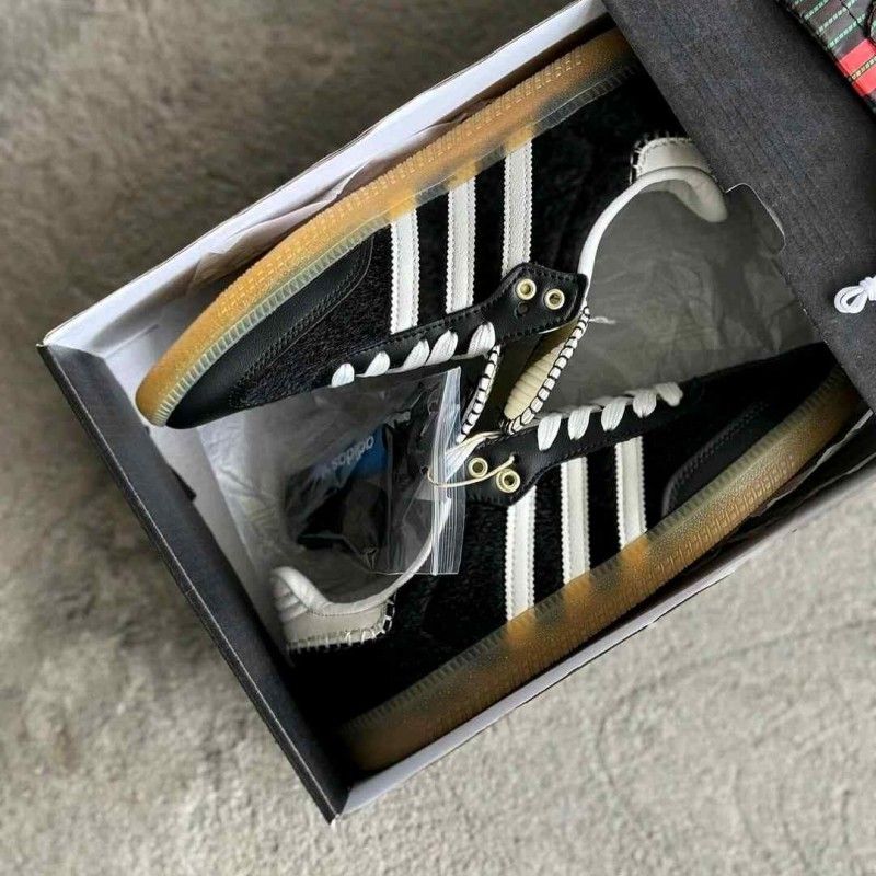 Wales Bonner x Adidaass Samba Pony Black