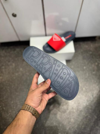 PRAD.A MILANO PREMIUM RED NAVY SLIDE 029