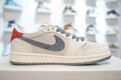 Loiuss vuittoon x Nikkee travis scott beige grey
