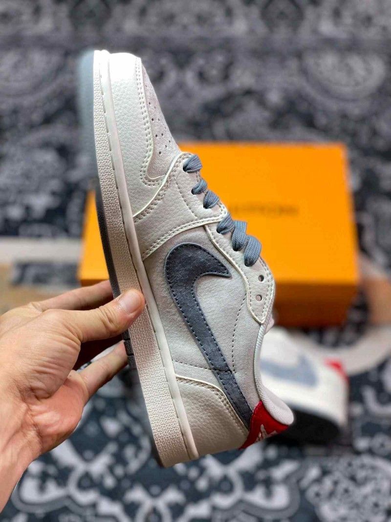 Loiuss vuittoon x Nikkee travis scott beige grey