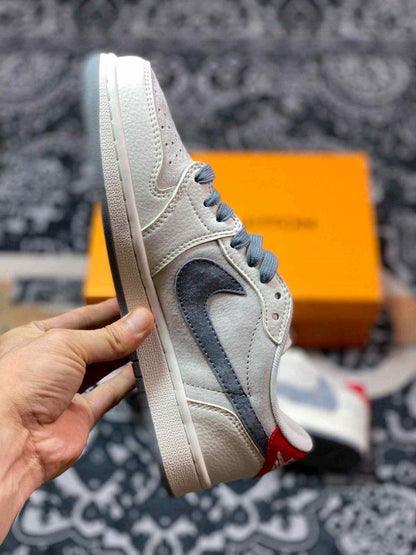 Loiuss vuittoon x Nikkee travis scott beige grey