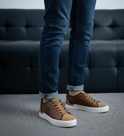 TIMBERLAND TAN WHITE CASUAL SNEAKER 0022