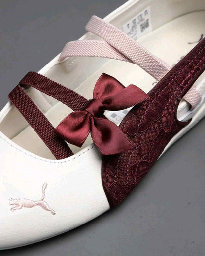 Pumma Speedcat BalletFrosted Ivory Ruby Shimmer