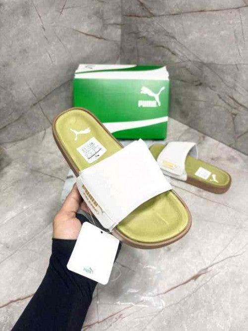 PUMMA PALERMO WHITE GREEN FLIP FLOP