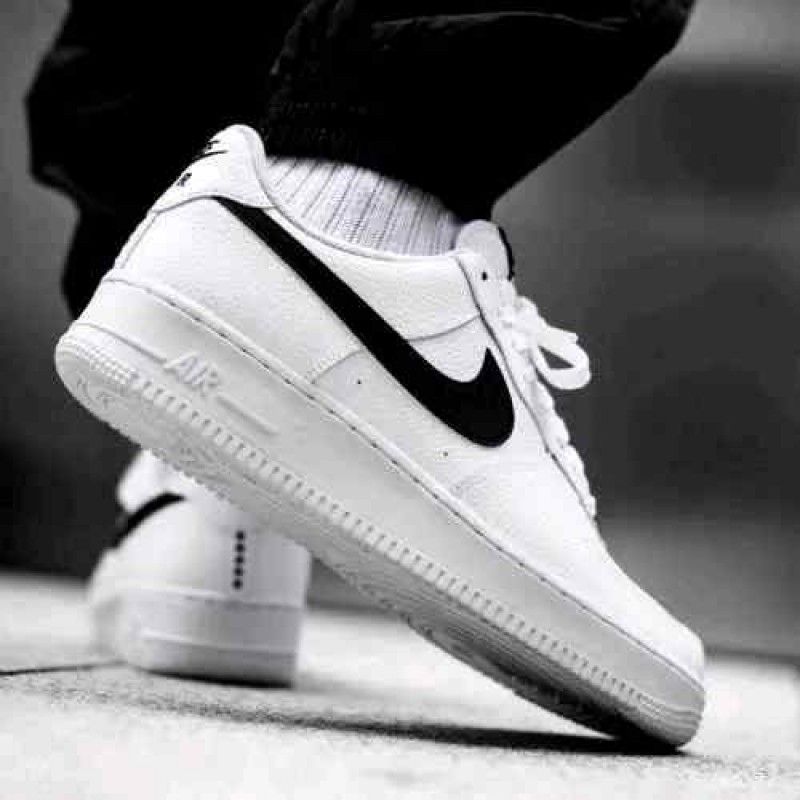 Nikkee Airforce 1 Low White Black Swoosh