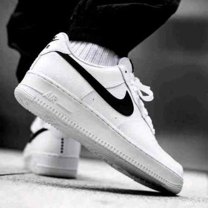 Nikkee Airforce 1 Low White Black Swoosh