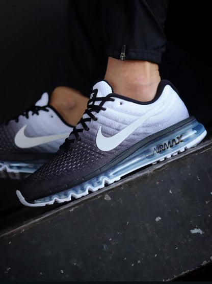 Nik.e Air Max 2017 White Black running shoes