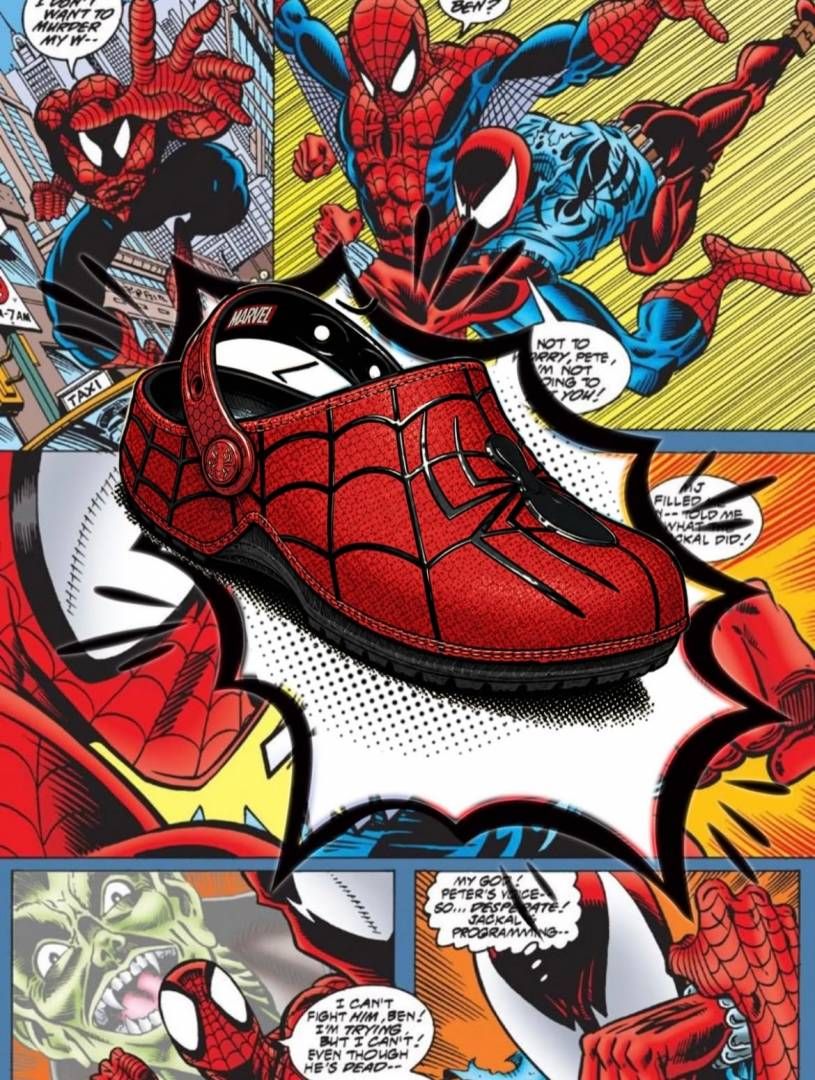 CROCCS X MARVEL RED SPIDERMAN CLOG FIX