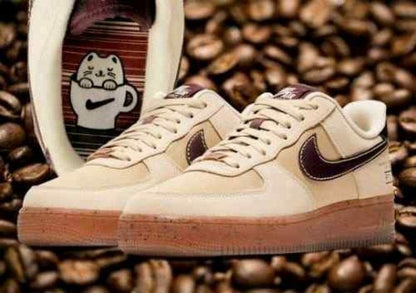 nikkee Airforce 1 low coffee brown