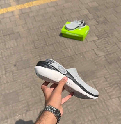 Croccss literide 360 clog grey black
