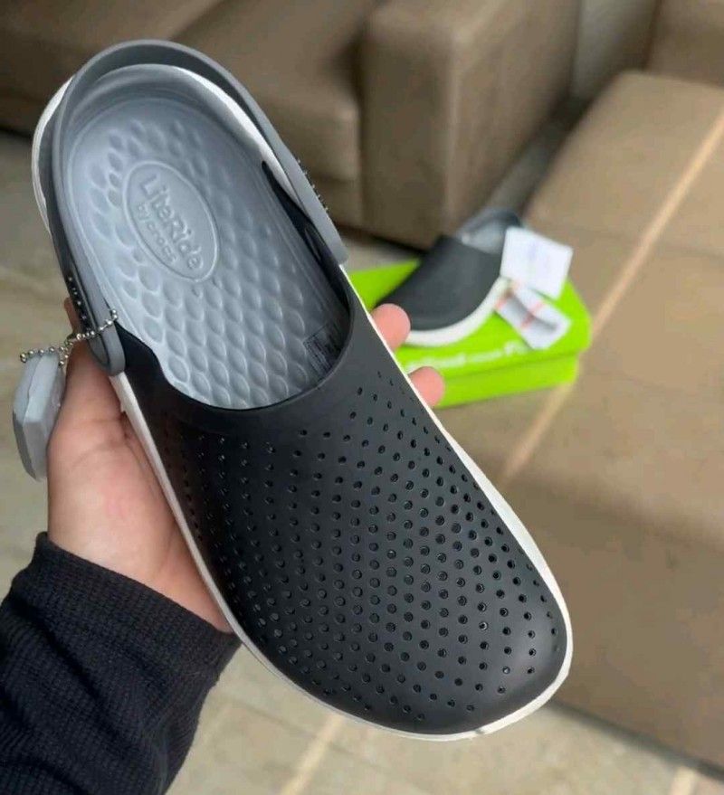 Croccss Literide Clog Dark grey white