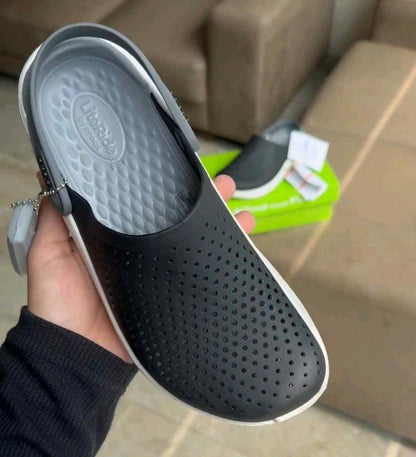 Croccss Literide Clog Dark grey white