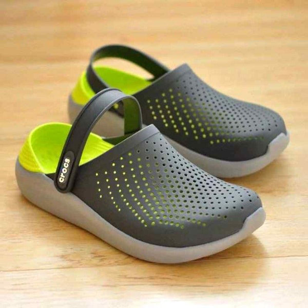 Croccss Literide Clog Grey Green