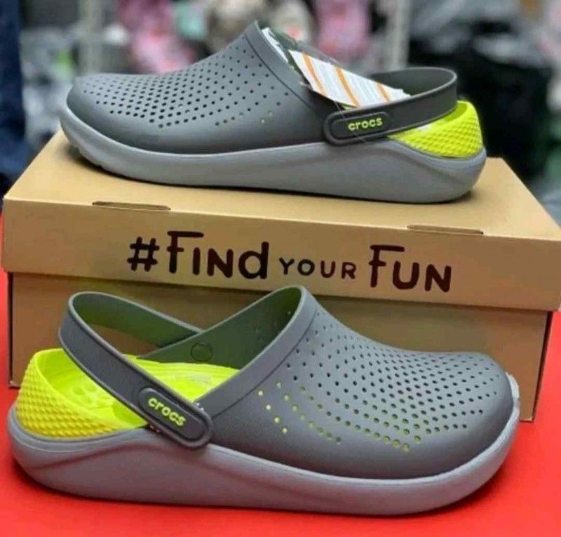 Croccss Literide Clog Grey Green