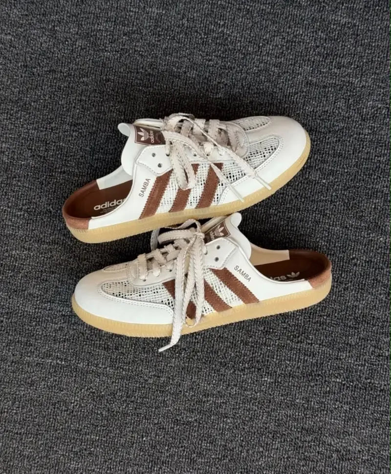 Adidaass Samba Mule Brown Fix