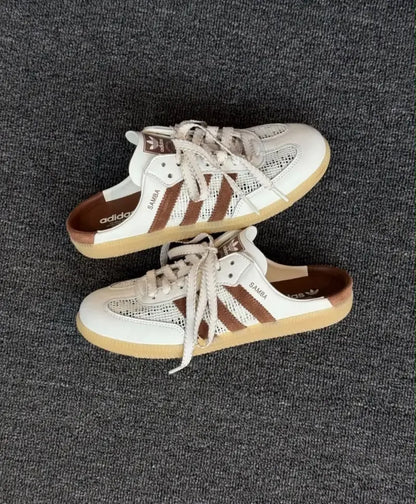 Adidaass Samba Mule Brown Fix