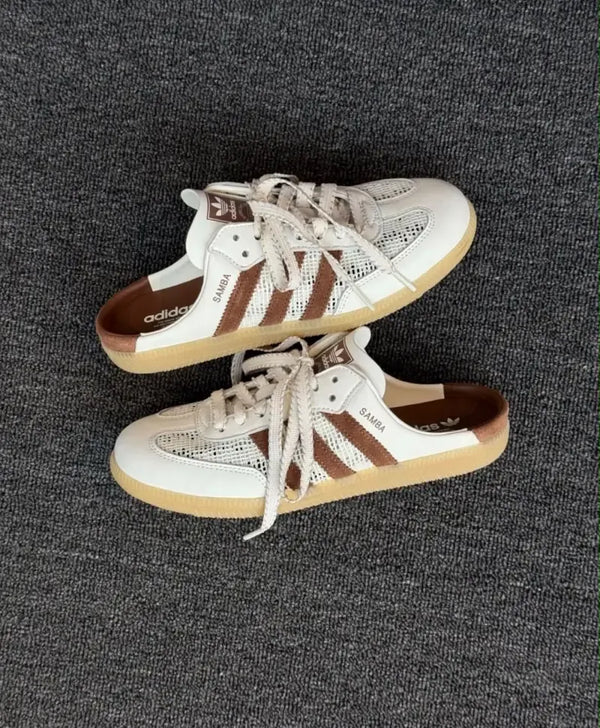 Adidaass Samba Mule Brown Fix