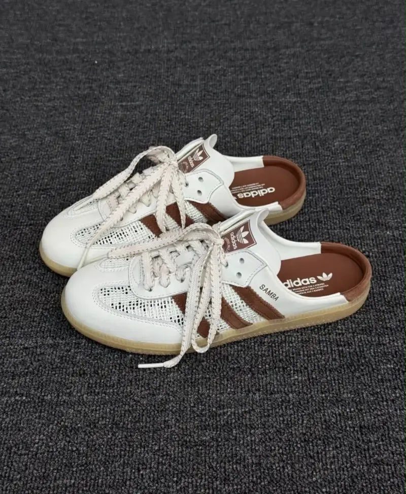 Adidaass Samba Mule Brown Fix