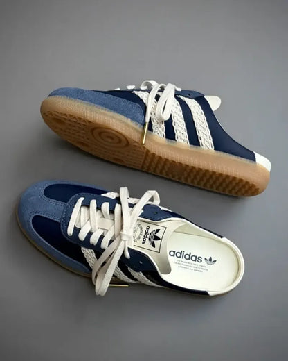 Adidaass Samba OG Mule Navy Blue Fix