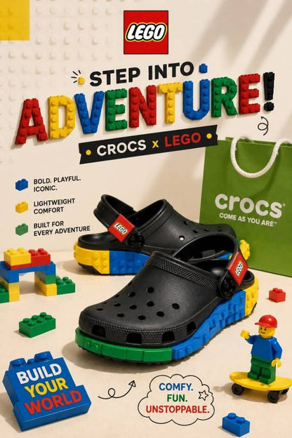 Croccs LEGO x CroCcs 4LW System Clog - Black