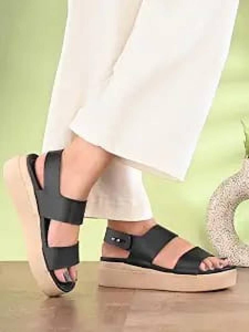 wmns Crocccss brooklyn slingback low wedge sandals for her