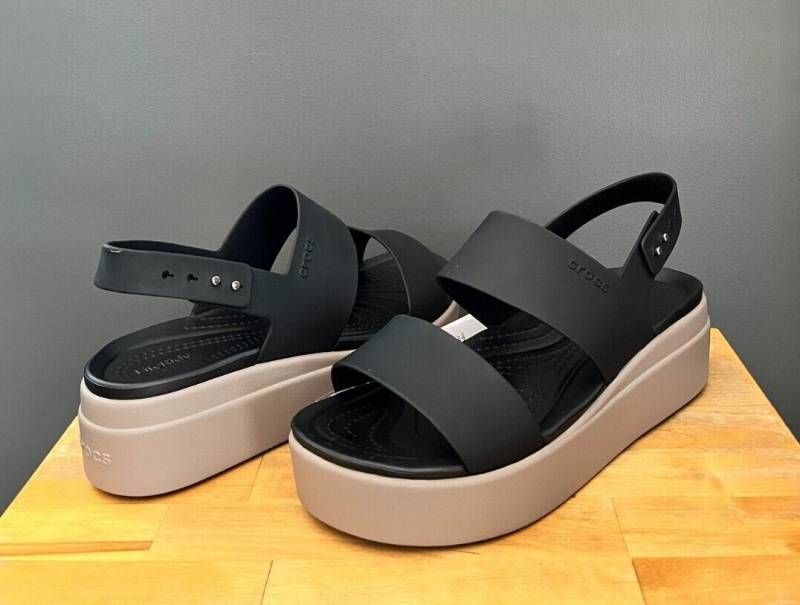 wmns Crocccss brooklyn slingback low wedge sandals for her