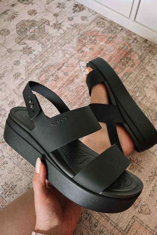 WOMEN Crocccs Brooklyn Slingback Low Wedge Sandals For Her