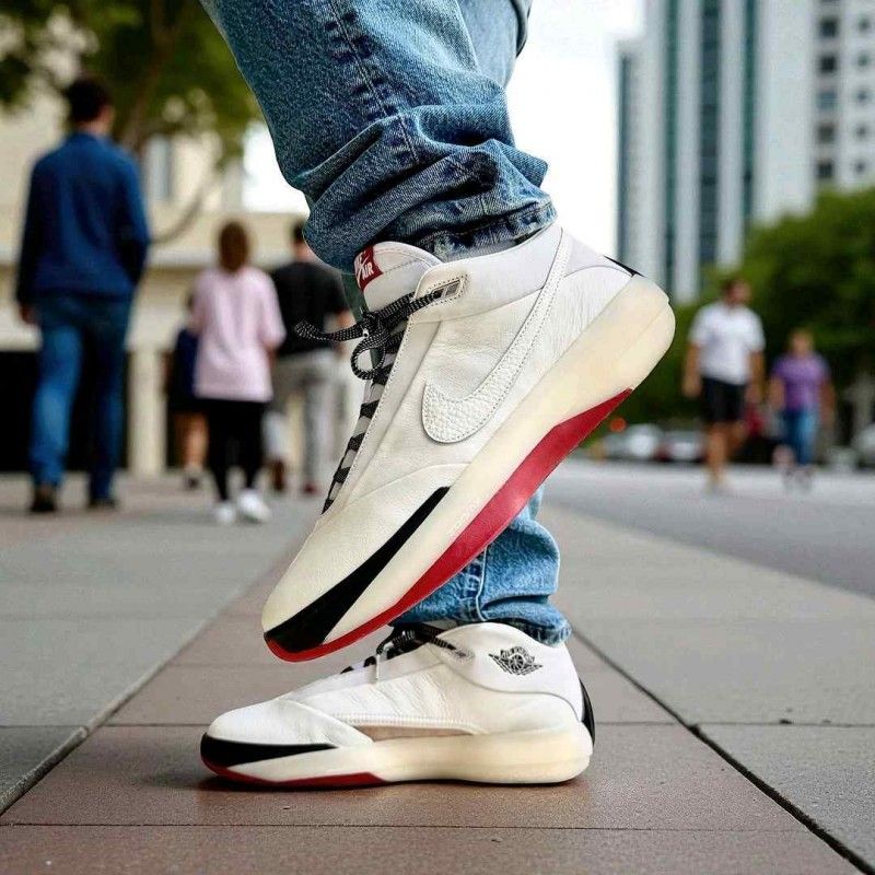 Nikkee Air Jordan 40 Chicago Sail Varsity Red