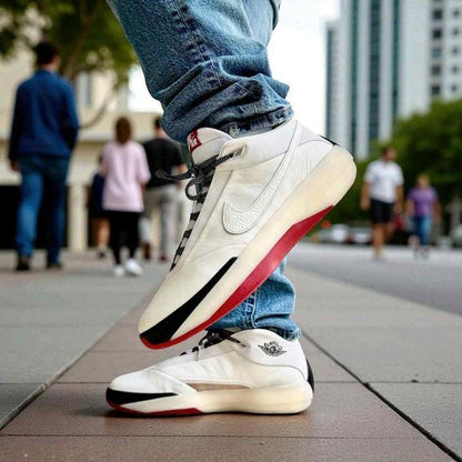 Nikkee Air Jordan 40 Chicago Sail Varsity Red