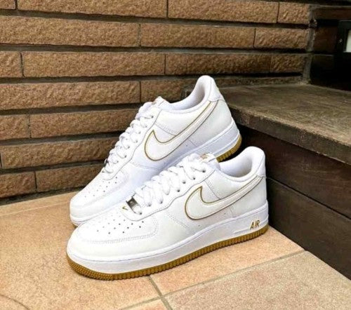 Nikee Air force 1 07 White Bronzine