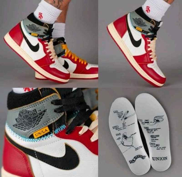 UNION X AIR JORDAN 1 AJ1 CHICAGO SHADOW Semi Ua