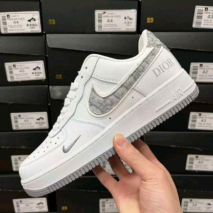 Nikke Air Force 1 07 Diior White And Grey