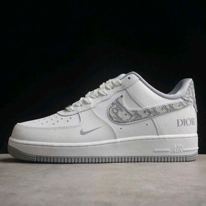 Nikke Air Force 1 07 Diior White And Grey