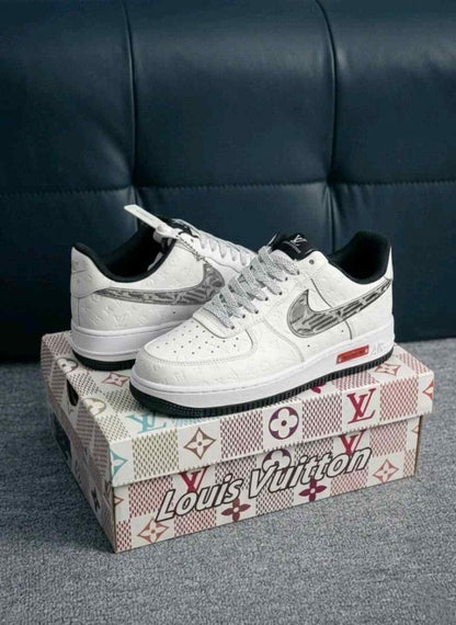 Nikkee Air Force 1 X Loiuss Vuittton Sneakers