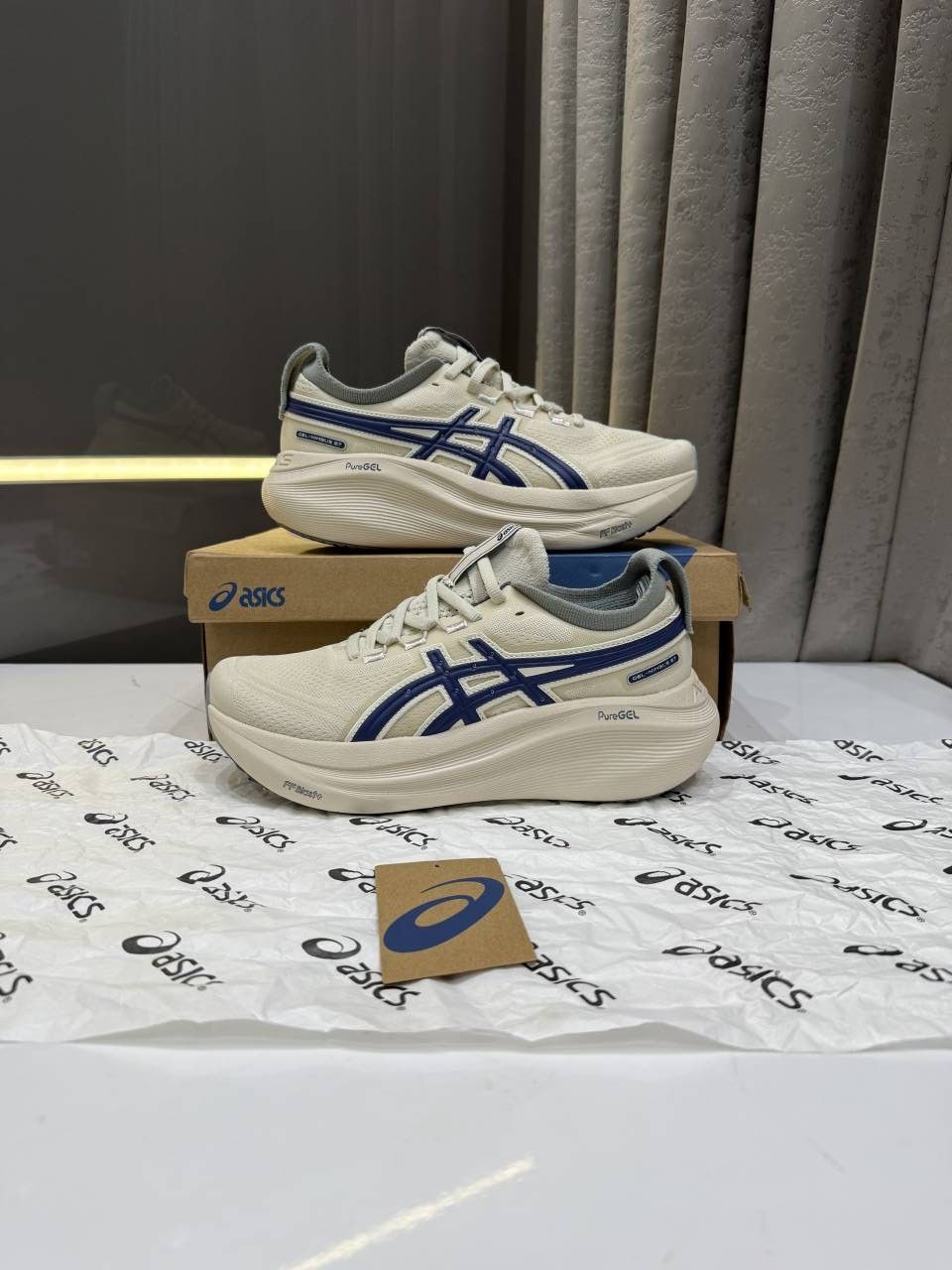 Asiccs Gel Nimbus 27 ATC GREY NAVY FIX