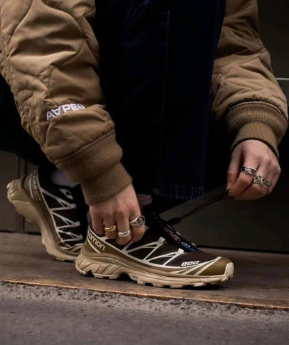 NO OG BOX SALOMON XT-6 KANGAROO vanilla ice brown