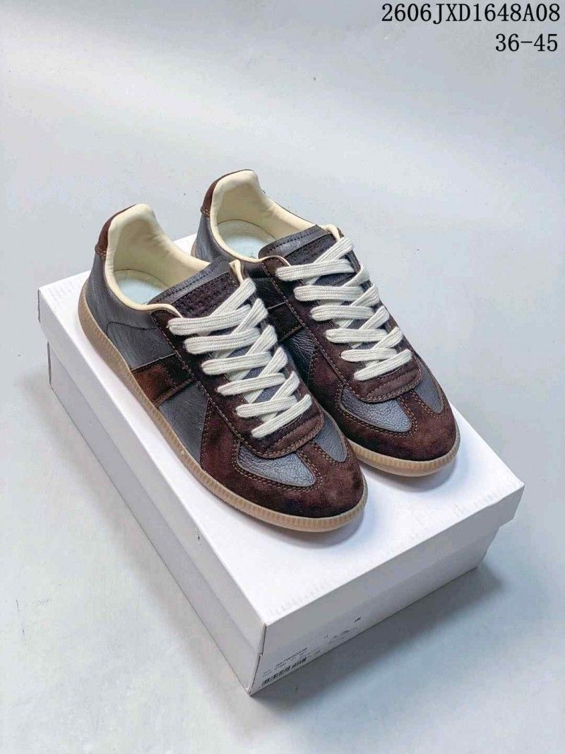 Maison margiela replica sneakers brown 2686