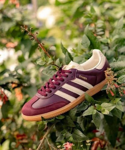 ADIDAAS SAMBA MAROON OG LEATHER FIX