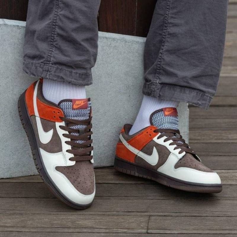 NIK Dunk Low Red Panda Brown Suede