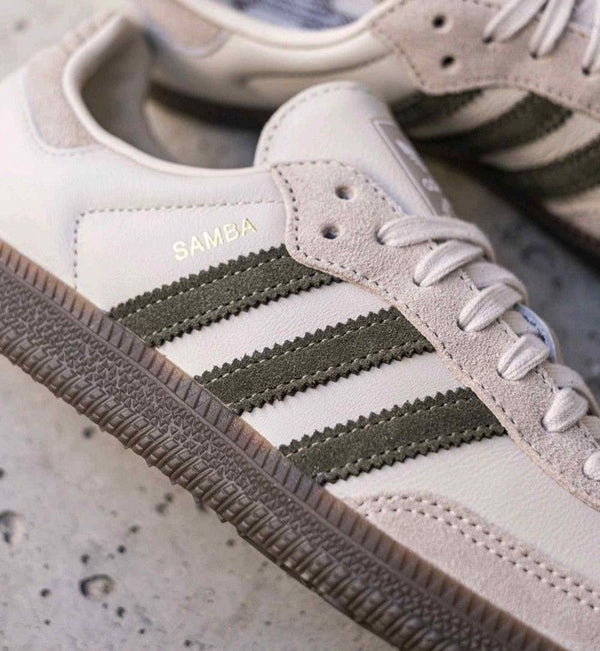 Addidas Samba OG Aluminum Dark Khaki