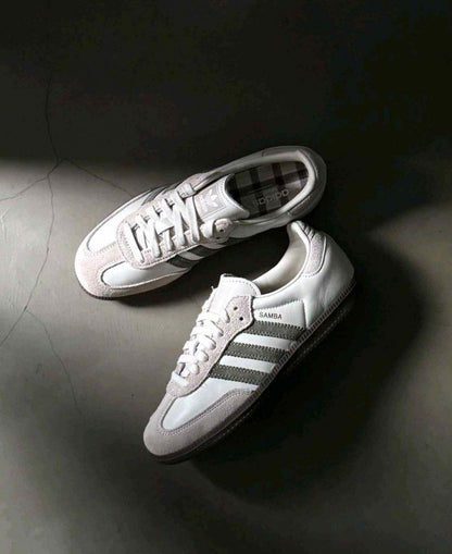 Addidas Samba OG Aluminum Dark Khaki