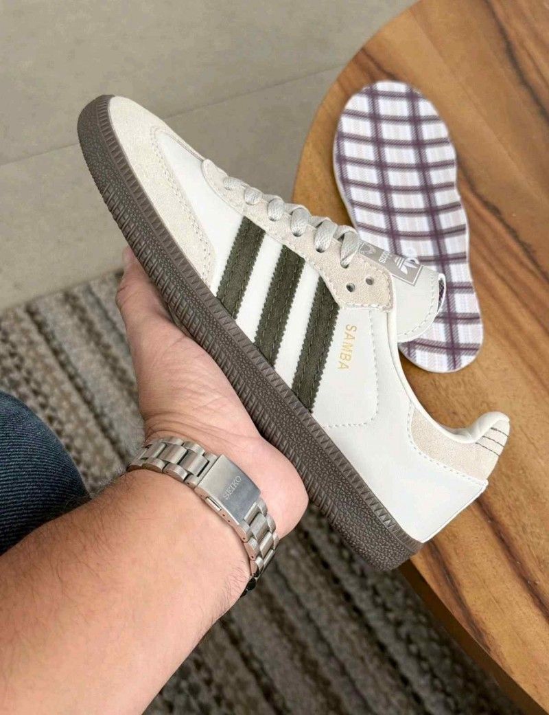 Addidas Samba OG Aluminum Dark Khaki