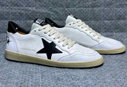 GOLDEN GOOSE BALLSTAR WHITE BLACK