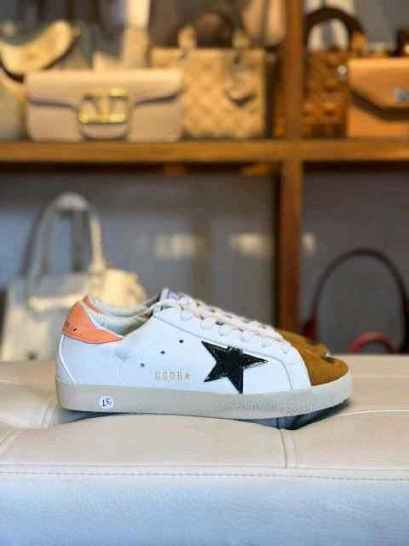 GOLDEN GOOSE ZAPATOS WHITE BROWN