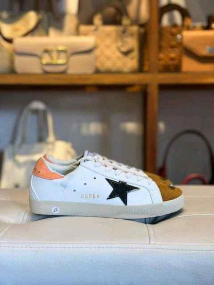 GOLDEN GOOSE ZAPATOS WHITE BROWN