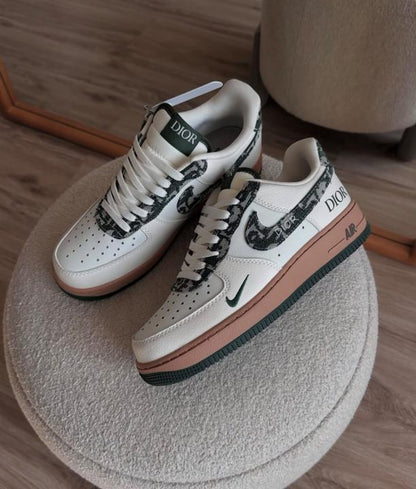 NIKKE AIRFORCE 1 X DIOOR BEIGE GREEN