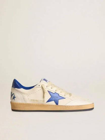 GOLDEN GOOSE SUPERSTAR TRAINER WHITE BLUE