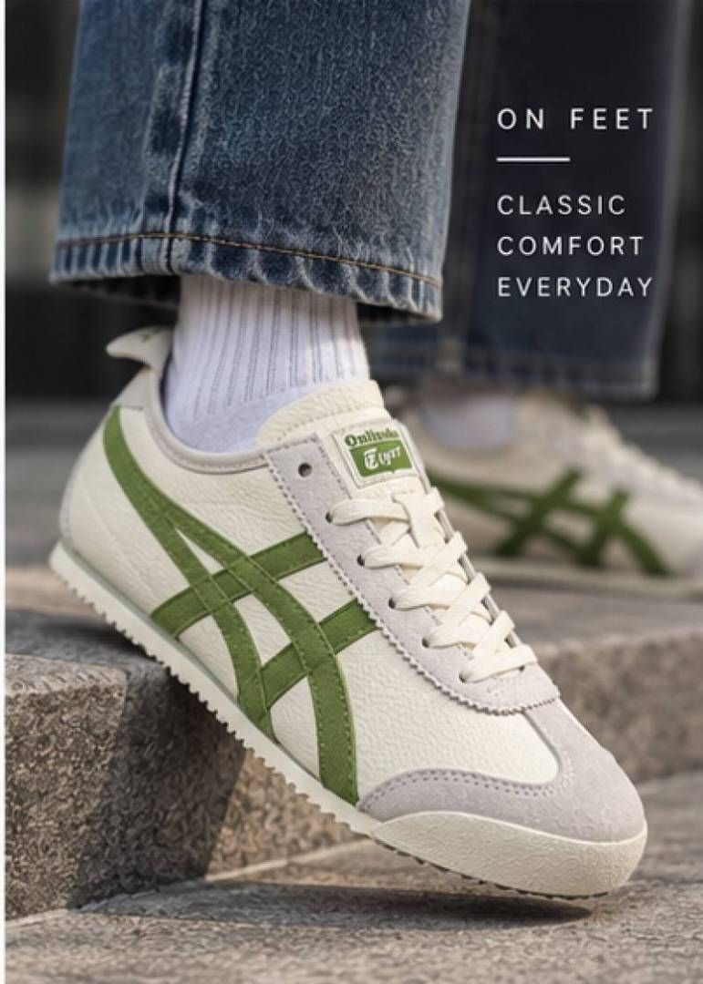 Onisuka Tigar Mexico 66 Cream Green  Fix