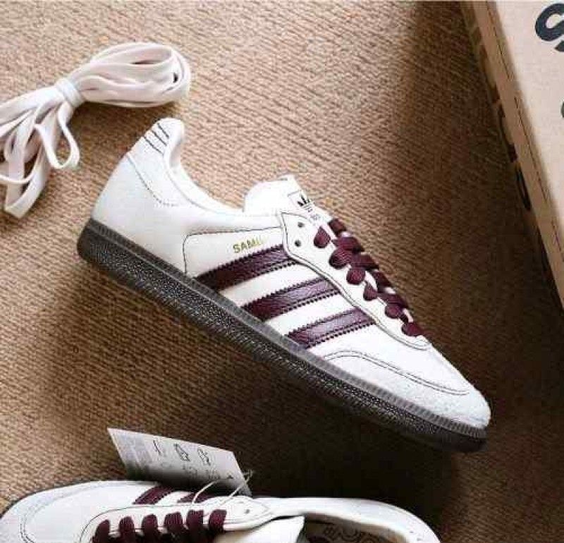 Addidas Samba OG Wonder White Maroon