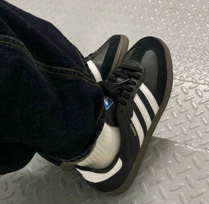 Addidas samba black white women